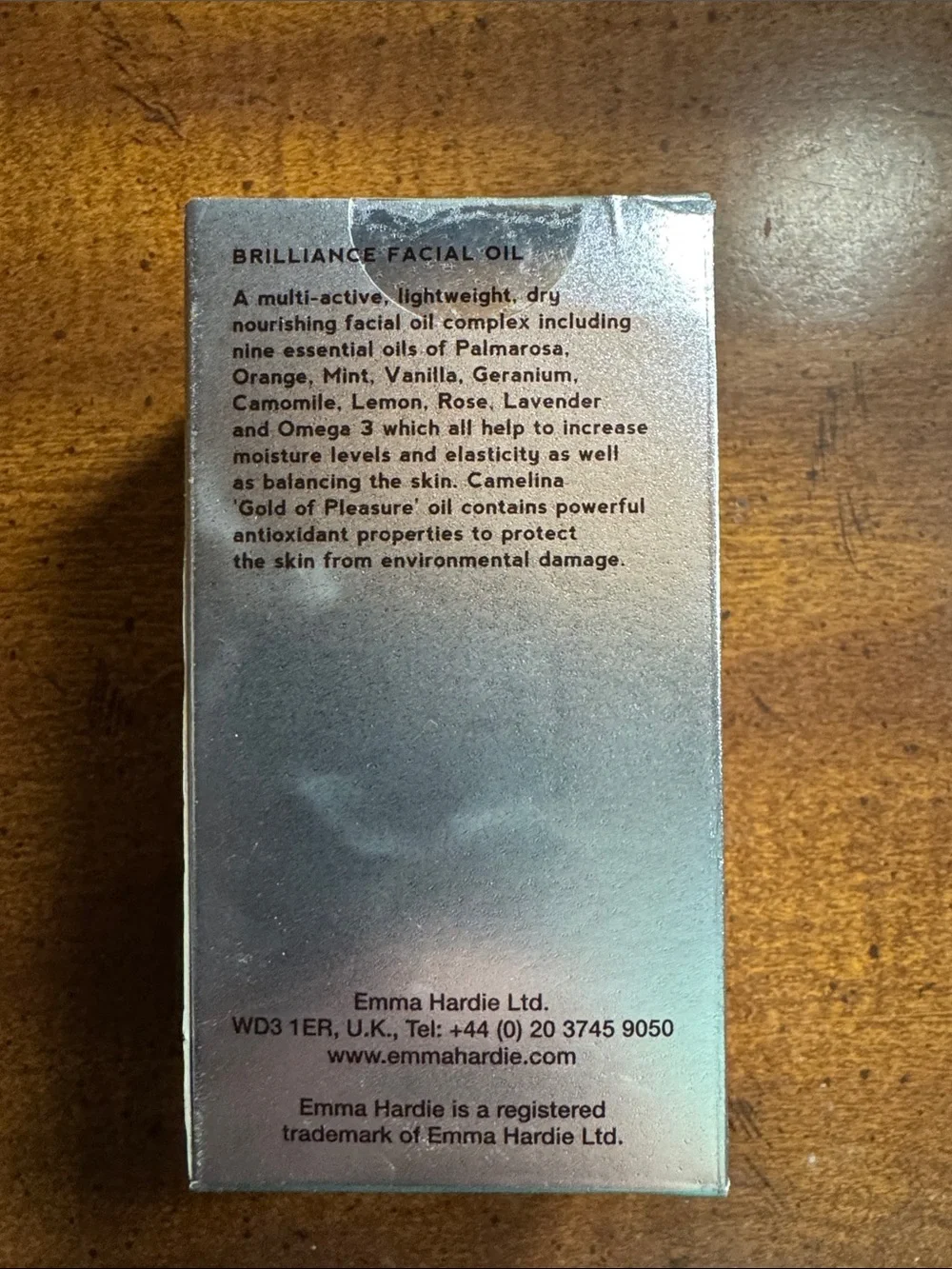 Emma Hardie Brilliance Facial Oil Overnight Treatment - Silver